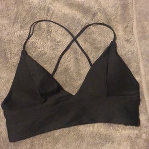 H&M long line deep v bathing suit top